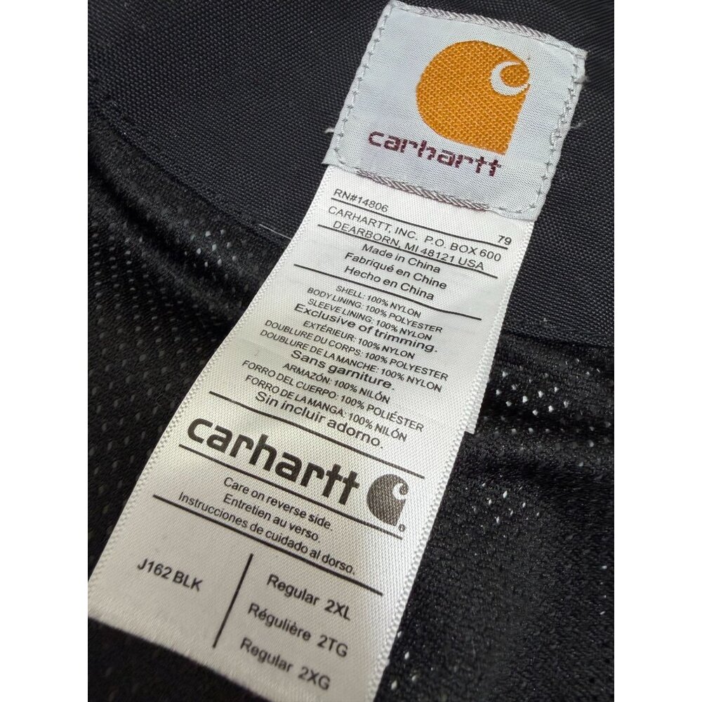 Carhartt J162 Shoreline Waterproof Jacket Men’s 2XL United Steelworkers No Hood - Picture 4 of 13